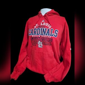 Mens 2011 St Louis Cardinals MLB‎ World Series Champion Red Hoodie